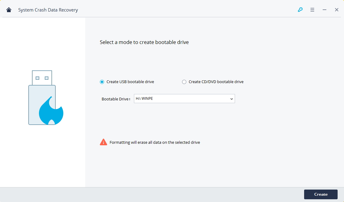 create USB bootable drive